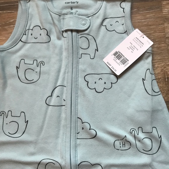 2 pack NWT Carter’s Sleep Sacks size Small (0-3M) - Picture 3 of 5